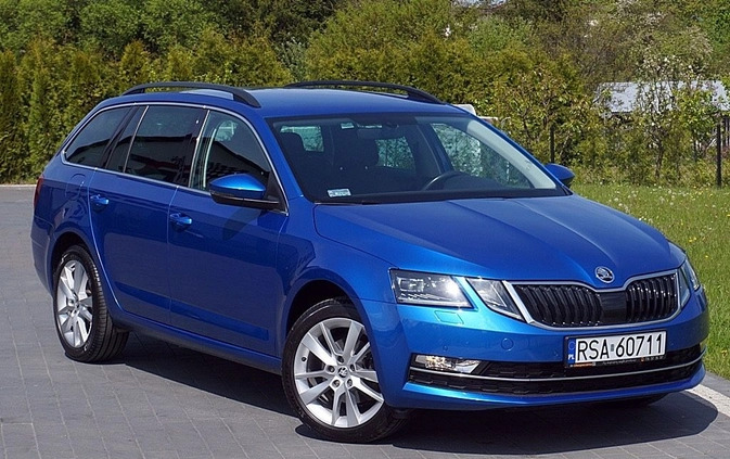 Skoda Octavia cena 71900 przebieg: 158000, rok produkcji 2019 z Sanok małe 704